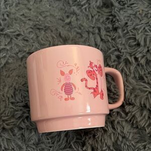 Disney wisdom Pink Mug with Piglet and Tigger Design